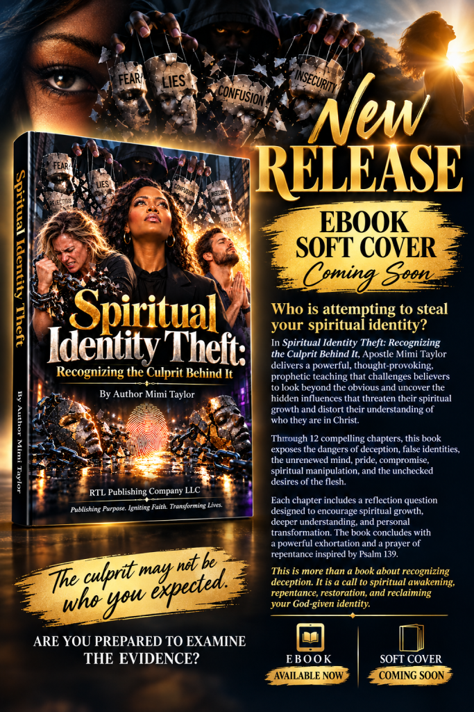 spiritual identity theft book launch poster
